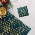 Ensemble sets de table et sous-verres Elina