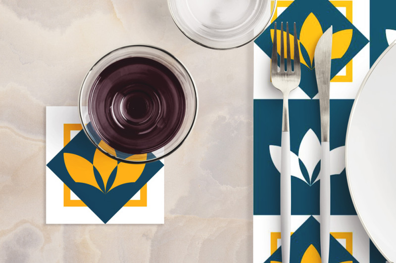 Sous verre Juliette - Jaune